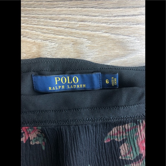 Polo Ralph Lauren Silk Floral Skirt RARE - Picture 6 of 6